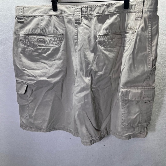 Columbia Cargo Khaki Shorts Men’s 44 Big Men Tan Summer Comfy relaxed 2052 - Picture 5 of 7